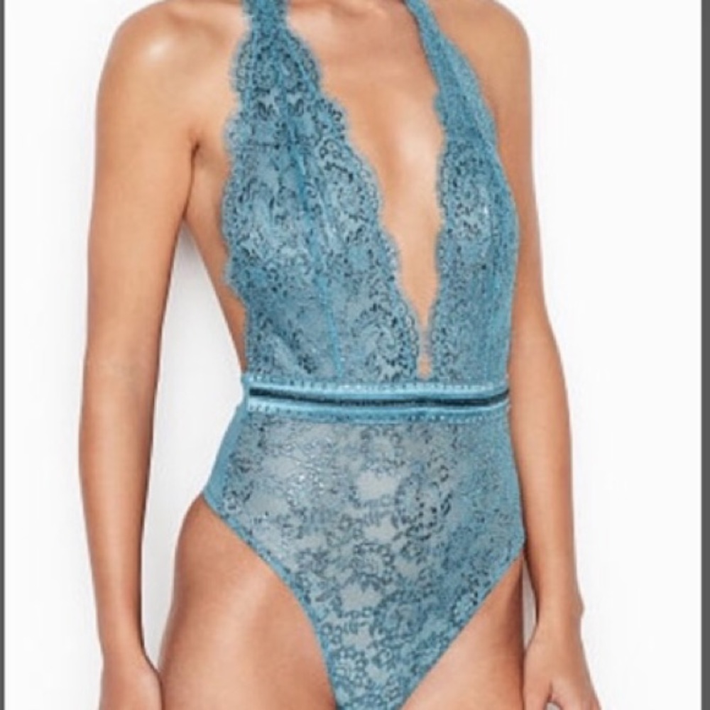 Victoria’s Secret Lacy Teddy Bodysuit